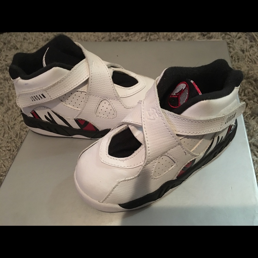 KIDS' TODDLER AIR JORDAN RETRO 8 BASKETBALL SHOES